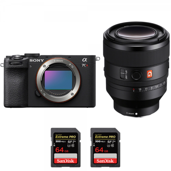 Sony A7CR Negro + FE 50mm f/1.2 GM + 2 SanDisk 64GB Extreme PRO UHS-II SDXC 300 MB/s-1
