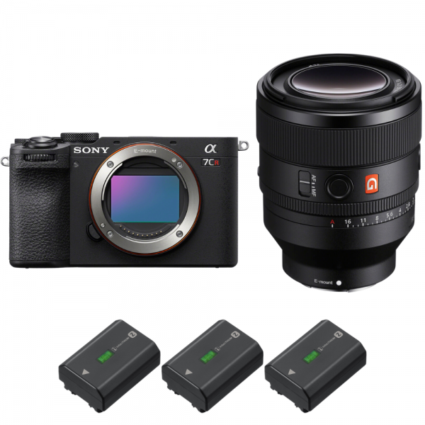 Sony A7CR Noir + FE 50mm f/1.2 GM + 3 Sony NP-FZ100-1