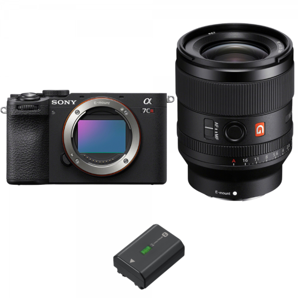 Sony A7CR Noir + FE 35mm f/1.4 GM + 1 Sony NP-FZ100-1