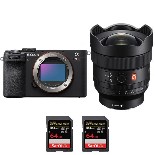 Sony A7CR Noir + FE 14mm f/1.8 GM + 2 SanDisk 64GB Extreme PRO UHS-II SDXC 300 MB/s-1