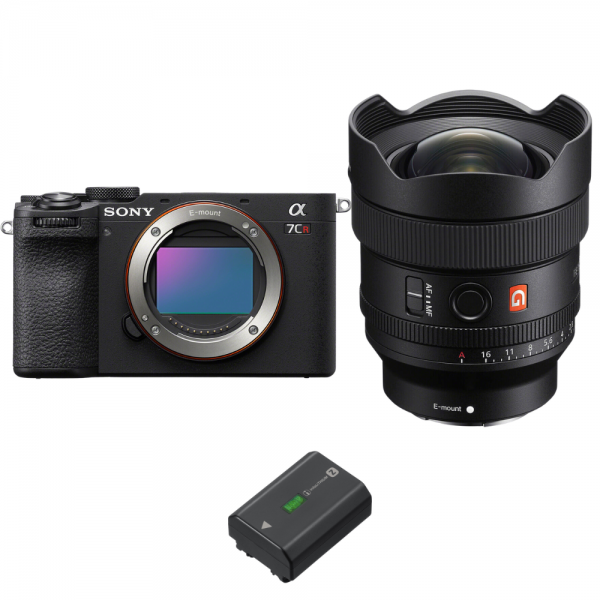 Sony A7CR Black + FE 14mm f/1.8 GM + 1 Sony NP-FZ100-1