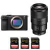 Sony A7CR Negro + FE 90mm f/2.8 Macro G OSS + 3 SanDisk 64GB Extreme PRO UHS-II SDXC 300 MB/s-1