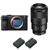 Sony A7CR Black + FE 90mm f/2.8 Macro G OSS + 2 Sony NP-FZ100-1