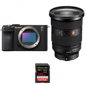 Sony A7CR Black + FE 24-70mm f/2.8 GM II + 1 SanDisk 256GB Extreme PRO UHS-II SDXC 300 MB/s-1