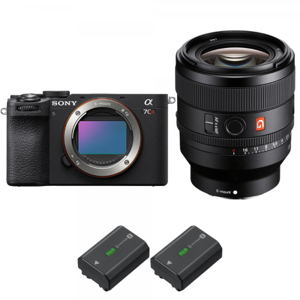 Sony A7CR Black + FE 50mm f/1.4 GM + 2 Sony NP-FZ100-1