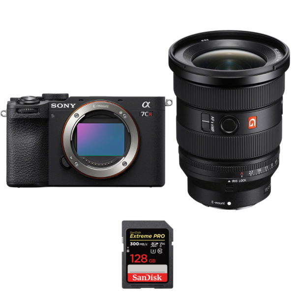 Sony A7CR Noir + FE 16-35mm f/2.8 GM II + 1 SanDisk 128GB Extreme PRO UHS-II SDXC 300 MB/s-1
