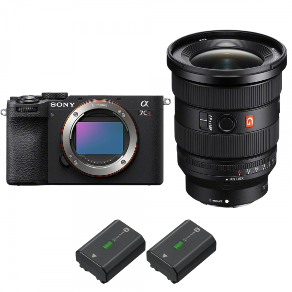 Sony A7CR Noir + FE 16-35mm f/2.8 GM II + 2 Sony NP-FZ100-1