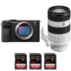 Sony A7CR Black + FE 70-200mm f/4 Macro G OSS II + 3 SanDisk 32GB Extreme PRO UHS-II SDXC 300 MB/s-1