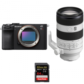 Sony A7CR Noir + FE 70-200mm f/4 Macro G OSS II + 1 SanDisk 64GB Extreme PRO UHS-II SDXC 300 MB/s-1