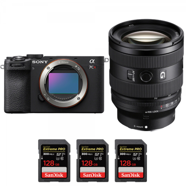 Sony A7CR Noir + FE 20-70mm f/4 G + 3 SanDisk 128GB Extreme PRO UHS-II SDXC 300 MB/s-1