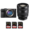 Sony A7CR Negro + FE 20-70mm f/4 G + 3 SanDisk 128GB Extreme PRO UHS-II SDXC 300 MB/s-1