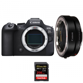 Canon EOS R6 Mark II + EF-EOS R + 1 SanDisk 256GB Extreme PRO UHS-II SDXC 300 MB/s-1