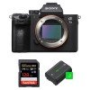 Sony A7 III Cuerpo + SanDisk 128GB Extreme PRO UHS-I SDXC 170 MB/s + 2 Sony NP-FZ100 - Camara mirrorless-1