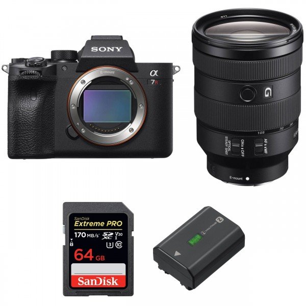 Sony A7R IV + FE 24-105 mm F4 G OSS + SanDisk 64GB Extreme PRO UHS-I SDXC 170 MB/s + Sony NP-FZ100 - Camara mirrorless-1