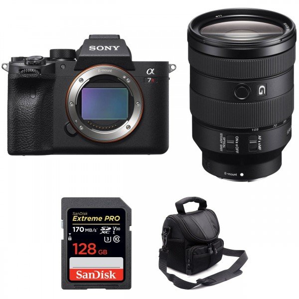 Sony A7R IV + FE 24-105 mm F4 G OSS + SanDisk 128GB Extreme PRO UHS-I SDXC 170 MB/s + Bolsa - Camara mirrorless-1