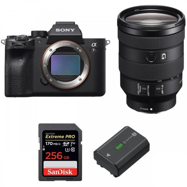 Sony A7R IV + FE 24-105 mm F4 G OSS + SanDisk 256GB Extreme PRO UHS-I SDXC 170 MB/s + Sony NP-FZ100-1