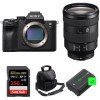 Sony Alpha 7R IV + FE 24-105 mm F4 G OSS + SanDisk 256GB Extreme PRO 170 MB/s + 2 Sony NP-FZ100 + Bag - Mirrorless camera-1