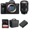 Sony A7 III + FE 24-240 mm f/3.5-6.3 OSS + SanDisk 128GB UHS-I SDXC 170 MB/s + NP-FZ100 + Bolsa - Camara mirrorless-1