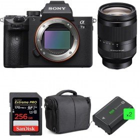 Sony A7 III + FE 24-240 mm F3.5-6.3 OSS + SanDisk 256GB UHS-I SDXC 170 MB/s + 2 NP-FZ100 + Sac-1