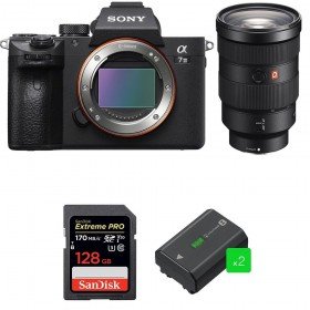 Sony A7 III + FE 24-70 mm f/2.8 GM + SanDisk 128GB Extreme PRO UHS-I SDXC 170 MB/s + 2 NP-FZ100 - Camara mirrorless-1