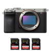 Sony A7CR Plata + 3 SanDisk 32GB Extreme PRO UHS-II SDXC 300 MB/s-1