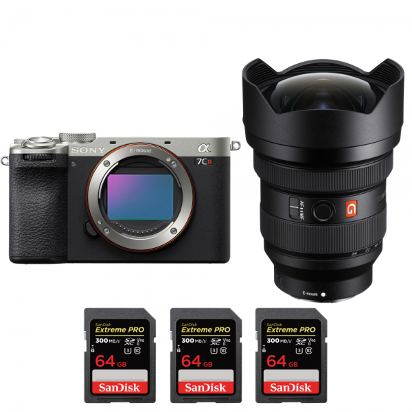 Sony A7CR Plata + FE 12-24mm f/2.8 GM + 3 SanDisk 64GB Extreme PRO UHS-II SDXC 300 MB/s-1