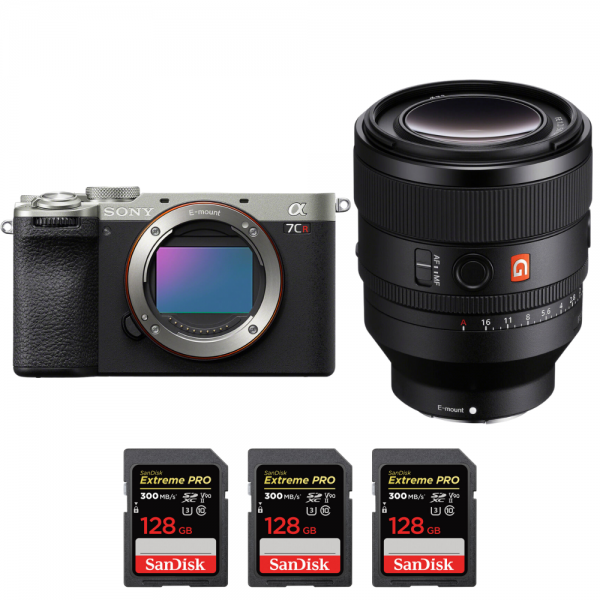 Sony A7CR Plata + FE 50mm f/1.2 GM + 3 SanDisk 128GB Extreme PRO UHS-II SDXC 300 MB/s-1