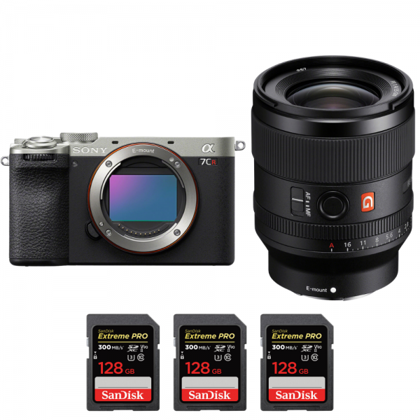 Sony A7CR Plata + FE 35mm f/1.4 GM + 3 SanDisk 128GB Extreme PRO UHS-II SDXC 300 MB/s-1