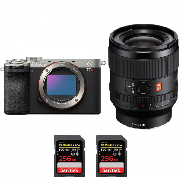 Sony A7CR Plata + FE 35mm f/1.4 GM + 2 SanDisk 256GB Extreme PRO UHS-II SDXC 300 MB/s-1