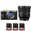 Sony A7CR Plata + FE PZ 16-35mm f/4 G + 3 SanDisk 64GB Extreme PRO UHS-II SDXC 300 MB/s-1