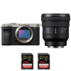 Sony A7CR Silver + FE PZ 16-35mm f/4 G + 2 SanDisk 256GB Extreme PRO UHS-II SDXC 300 MB/s-1