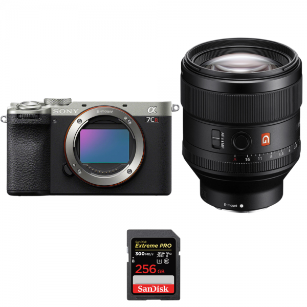 Sony A7CR Silver + FE 85mm f/1.4 GM + 1 SanDisk 256GB Extreme PRO UHS-II SDXC 300 MB/s-1