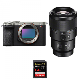 Sony A7CR Plata + FE 90mm f/2.8 Macro G OSS + 1 SanDisk 64GB Extreme PRO UHS-II SDXC 300 MB/s-1