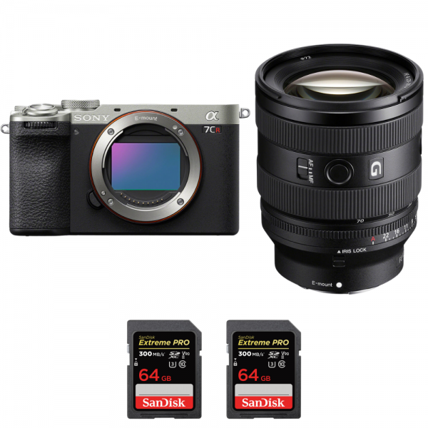 Sony A7CR Plata + FE 20-70mm f/4 G + 2 SanDisk 64GB Extreme PRO UHS-II SDXC 300 MB/s-1