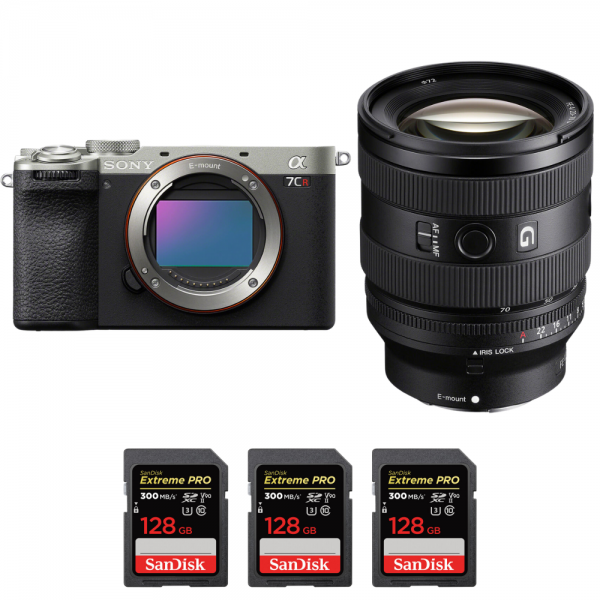 Sony A7CR Plata + FE 20-70mm f/4 G + 3 SanDisk 128GB Extreme PRO UHS-II SDXC 300 MB/s-1