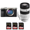 Sony A7CR Plata + FE 70-200mm f/4 Macro G OSS II + 3 SanDisk 32GB Extreme PRO UHS-II SDXC 300 MB/s-1