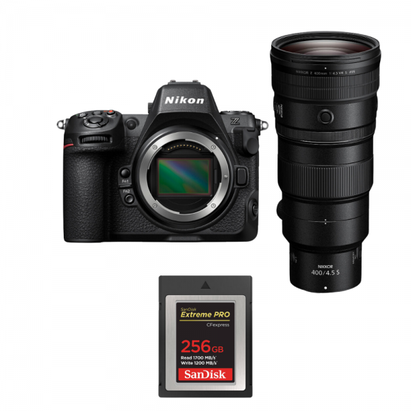 Nikon Z8 + Z 400mm f/4.5 VR S + 1 SanDisk 256GB Extreme PRO CFexpress Type B-1