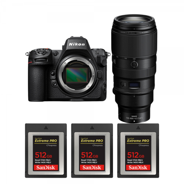 Nikon Z8 + Z 100-400mm f/4.5-5.6 VR S + 3 SanDisk 512GB Extreme PRO CFexpress Type B-1