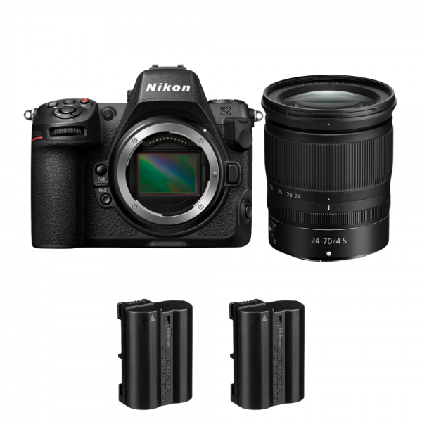 Nikon Z8 + Z 24-70mm f/4 S + 2 Nikon EN-EL15c-1