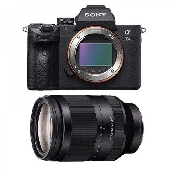 Sony A7 III + FE 24-105 mm F4 G OSS + SanDisk 256GB UHS-I SDXC 170 MB/s + 2 NP-FZ100 + Sac-2