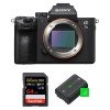 Sony Alpha 7 III Body + SanDisk 64GB Extreme PRO UHS-I SDXC 170 MB/s + 2 Sony NP-FZ100-2