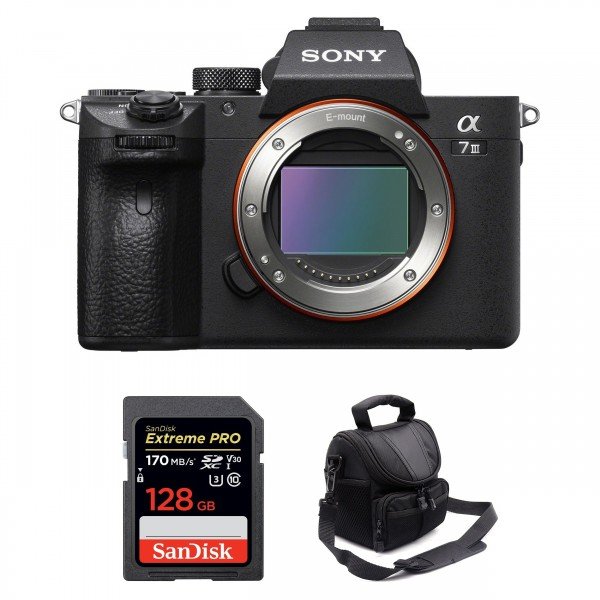 Sony A7 III Nu + SanDisk 128GB Extreme PRO UHS-I SDXC 170 MB/s + Sac-2