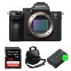 Sony Alpha 7 III Body + SanDisk 128GB Extreme PRO UHS-I SDXC 170 MB/s + 2 Sony NP-FZ100 + Camera Bag-2