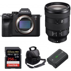 Sony A7R IV + FE 24-105 mm F4 G OSS + SanDisk 256GB Extreme PRO 170 MB/s + Sony NP-FZ100 + Sac-2