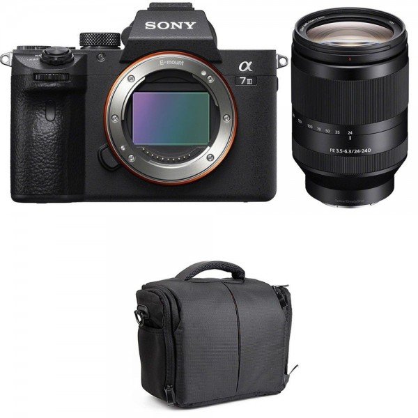 Sony Alpha 7 III + FE 24-240 mm f/3.5-6.3 OSS + Bag-2