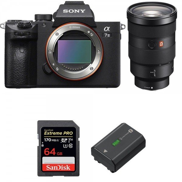 Sony A7 III + FE 24-70 mm f/2.8 GM + SanDisk 64GB Extreme PRO UHS-I SDXC 170 MB/s + NP-FZ100 - Camara mirrorless-2