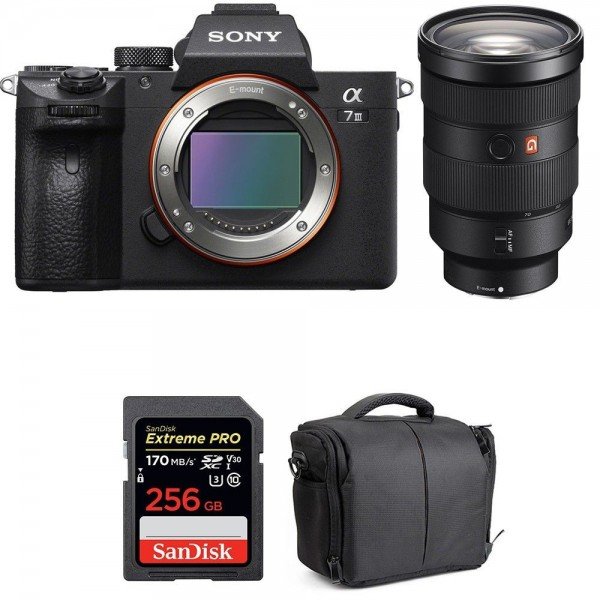 Sony A7 III + FE 24-70 mm F2.8 GM + SanDisk 256GB Extreme PRO UHS-I SDXC 170 MB/s + Sac-2
