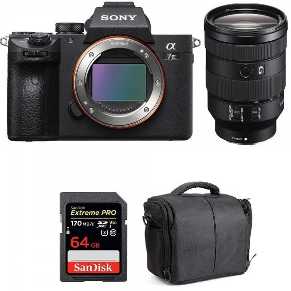Sony A7 III + FE 24-105 mm F4 G OSS + SanDisk 64GB Extreme PRO UHS-I SDXC 170 MB/s + Sac-2