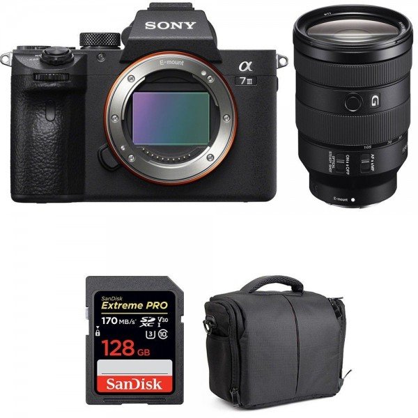 Sony Alpha 7 III + FE 24-105 mm f/4 G OSS + SanDisk 128GB Extreme PRO UHS-I SDXC 170 MB/s + Bag-2
