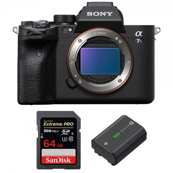 Sony Alpha 7S III Body + SanDisk 64GB Extreme PRO UHS-II SDXC 300 MB/s + Sony NP-FZ100 - Mirrorless camera-2